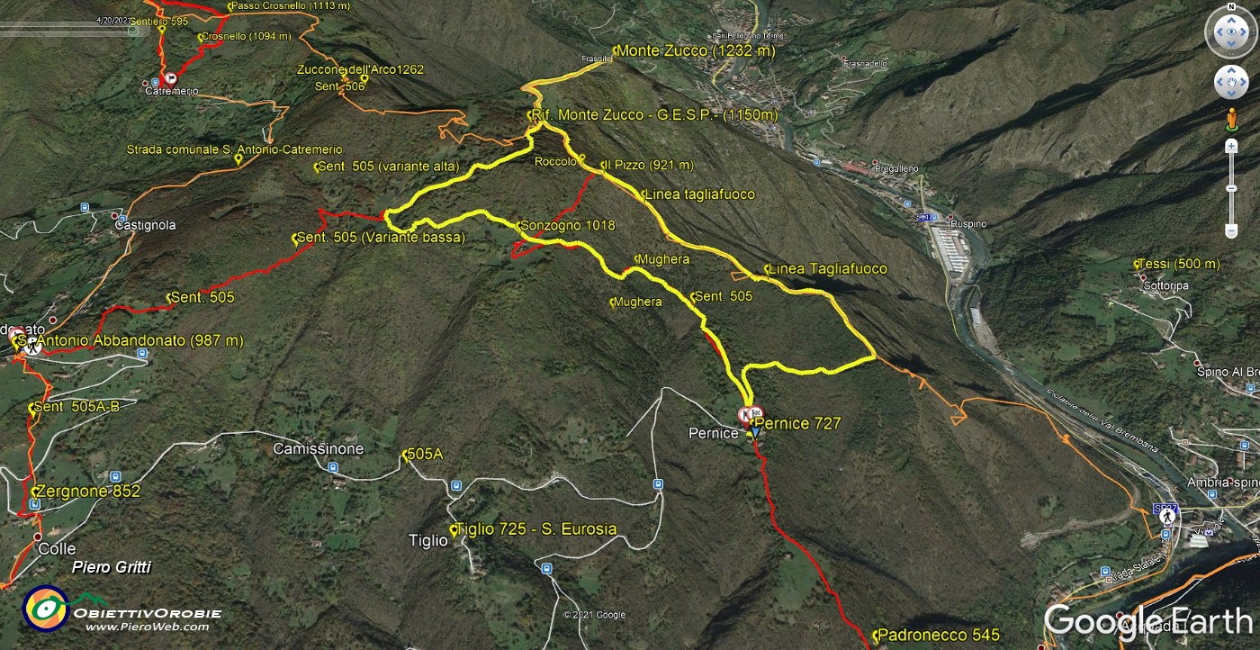 27 Tracciato GPS-Zucco anello in salita linea tagliaguoco,in discesa 'mughera'.jpg